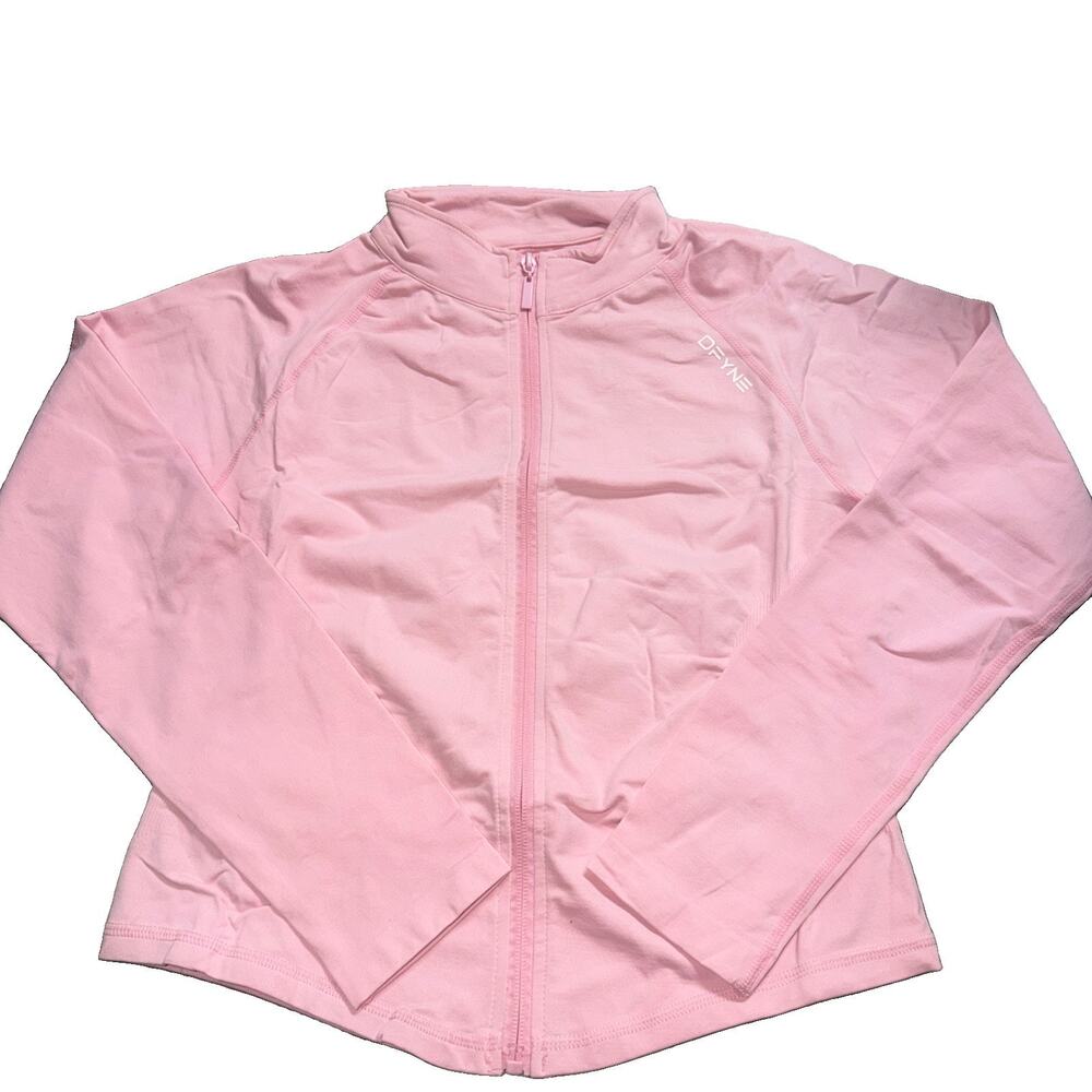NWOT WOMENS PINK DFYNE DYNAMIC FULL ZIP PINK JACKET SIZE Medium (AQ35)